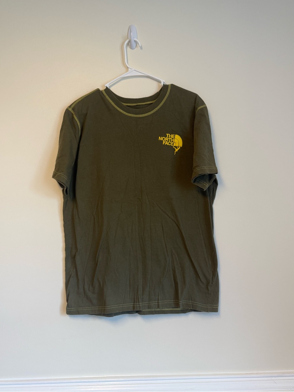The North Face Olive Short Sleeve Logo Tee